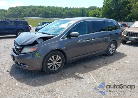 2016 Honda Odyssey Se из США, поврежденный, VIN 5FNRL5H33GB078696